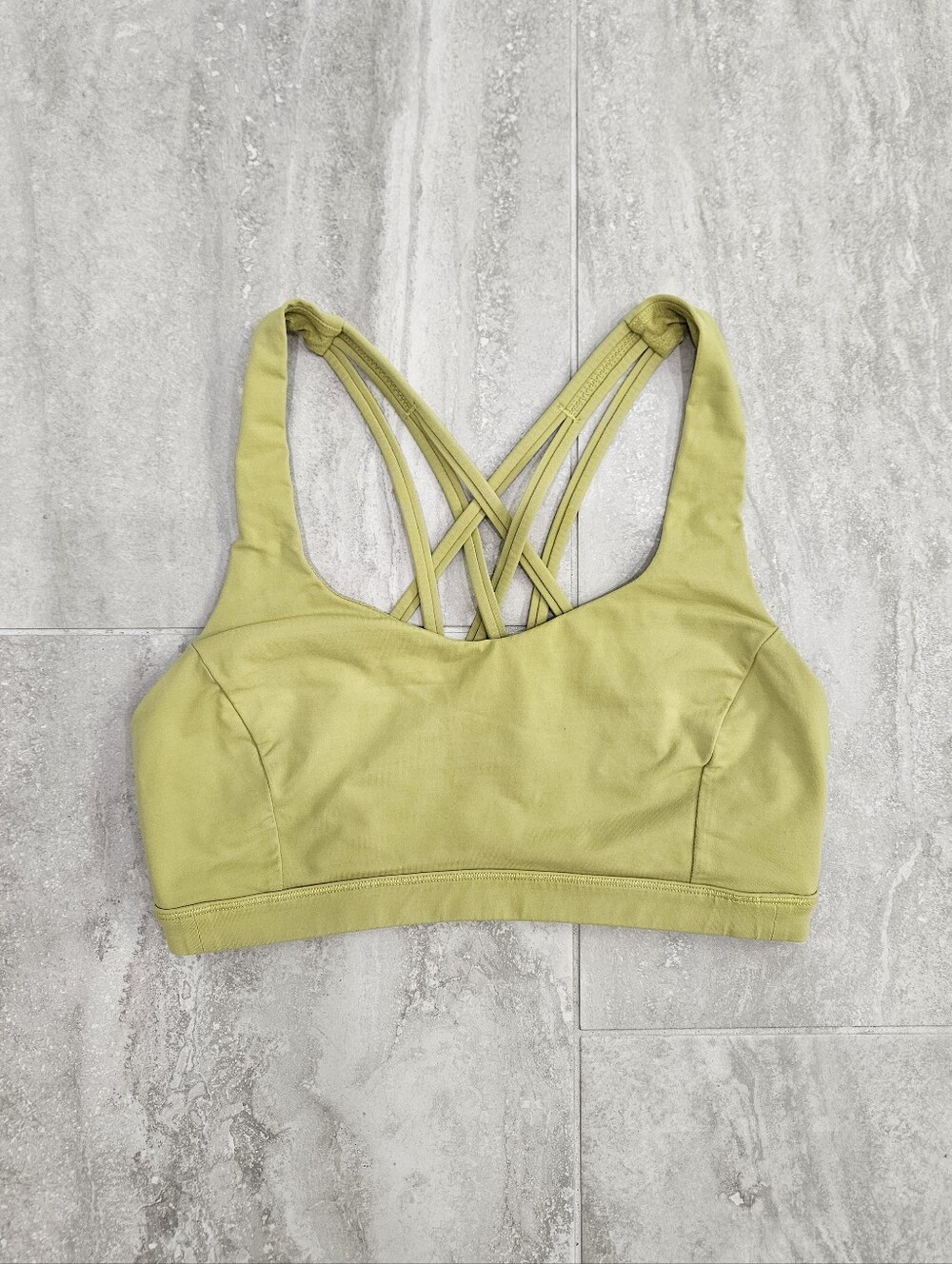 Lululemon Free To Be Serene Bra Yellow Size 6